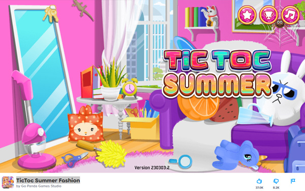 เกมส์แต่งตัว TicToc Summer Fashion